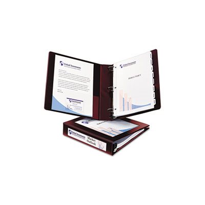 Framed View Heavy-Duty Binder w / Locking 1-Touch EZD Rings, 2" Cap, Maroon Framed View Heavy-Duty Binder w / Locking 1-Touch EZD Rings, 2" Cap, Maroon
