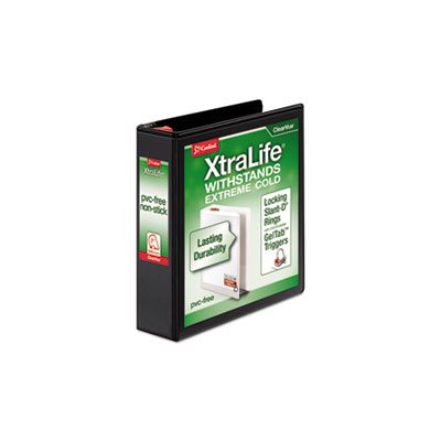XtraLife ClearVue Non-Stick Locking Slant-D Binder, 2" Cap, 11 x 8 1 / 2, Black XtraLife ClearVue Non-Stick Locking Slant-D Binder, 2" Cap, 11 x 8 1 / 2, Black