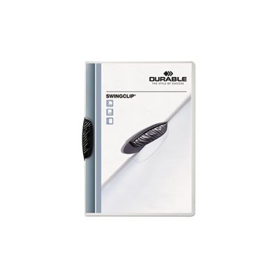 Swingclip Polypropylene Report Cover, Letter Size, Clear / Black Clip, 25 / Box Swingclip Polypropylene Report Cover, Letter Size, Clear / Black Clip, 25 / Box