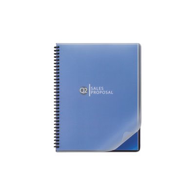 Design View Binding System Covers, 11-1 / 4 x 8-3 / 4, Frost, 25 / Pack Design View Binding System Covers, 11-1 / 4 x 8-3 / 4, Frost, 25 / Pack