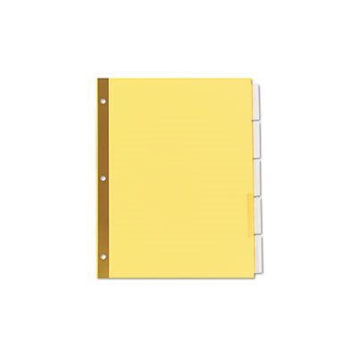 Extended Insert Indexes, Five Clear Tabs, Letter, Buff, 6 Sets / Pack Extended Insert Indexes, Five Clear Tabs, Letter, Buff, 6 Sets / Pack