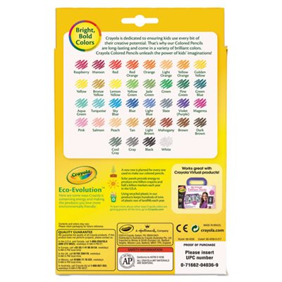 PENCIL, COLORED 36 ASSORTED