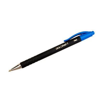 PEN, BALLPOINT, RETRACTABLE, EZGRIP RUBBER, MEDIUM, BLUE INK, ABILITYONE, DOZEN PEN, BALLPOINT, RETRACTABLE, EZGRIP RUBBER, MEDIUM, BLUE INK, ABILITYONE, DOZEN