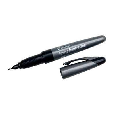 MARKER, PERMANENT IMPRESSION, ULTRA FINE, BLACK, ABILITYONE, DOZEN MARKER, PERMANENT IMPRESSION, ULTRA FINE, BLACK, ABILITYONE, DOZEN