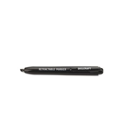 MARKER, PERMANENT, RETRACTABLE, BROAD CHISEL TIP, BLACK, ABILITYONE, 4 / PK MARKER, PERMANENT, RETRACTABLE, BROAD CHISEL TIP, BLACK, ABILITYONE, 4 / PK