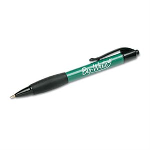 PEN, RETRACTABLE, RUBBER GRIP, BIO-WRITE, FINE, BLACK, ABILITYONE, DOZEN