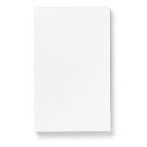 PAD, WRITING, UNRULED, 8.5"X11", GUM TOP, WHITE