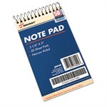 PAD, MINI MEMO, NARROW RULE, 3.25" X 5.5", WHITE, 50 SHEETS, DOZEN