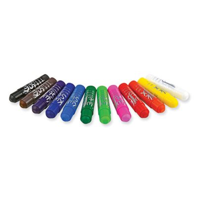 PAINT, KWIK STIX TEMPERA 12PK PRIME COLORS