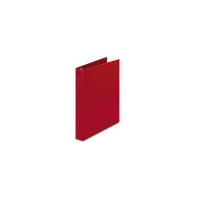BINDER, ECONOMY, NON-VIEW WITH ROUND RINGS, 11" x 8.5" x 1" CAPACITY, RED BINDER, ECONOMY, NON-VIEW WITH ROUND RINGS, 11" x 8.5" x 1" CAPACITY, RED