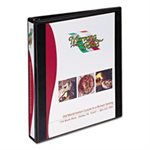 BINDER, HEAVY-DUTY, NON-STICK VIEW W / SLANT RINGS, 1" CAPACITY, BLACK