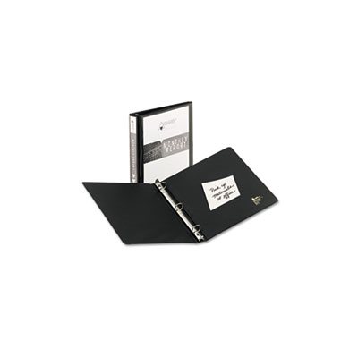 BINDER, ECONOMY VIEW W / ROUND RINGS, 11" x 8.5", 1" CAPACITY, BLACK BINDER, ECONOMY VIEW W / ROUND RINGS, 11" x 8.5", 1" CAPACITY, BLACK