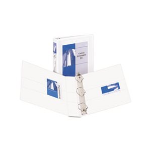 ETS BINDER, Durable View, w / Nonlocking EZD Rings, 11" x 8.5", 1.5" CAPACITY, White