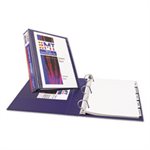 ETS Durable View Binder w / Slant Rings, 11 x 8 1 / 2, 1" Cap, Blue