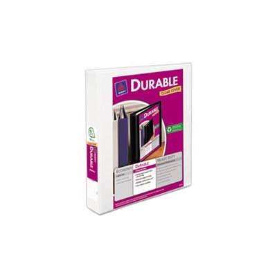 BINDER, Durable View, w / Slant Rings, 11" x 8.5", 1.5" Capacity, White BINDER, Durable View, w / Slant Rings, 11" x 8.5", 1.5" Capacity, White