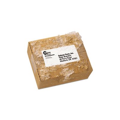 ETS LABELS, WeatherProof, Shipping, w / TrueBlock, Laser, White, 2