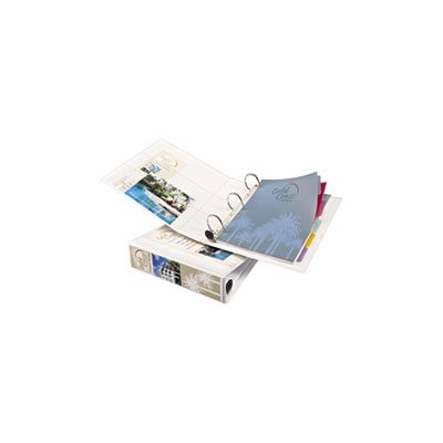 BINDER, Heavy-Duty, View, w / Locking 1-Touch EZD Rings, 2" Capacity, White BINDER, Heavy-Duty, View, w / Locking 1-Touch EZD Rings, 2" Capacity, White