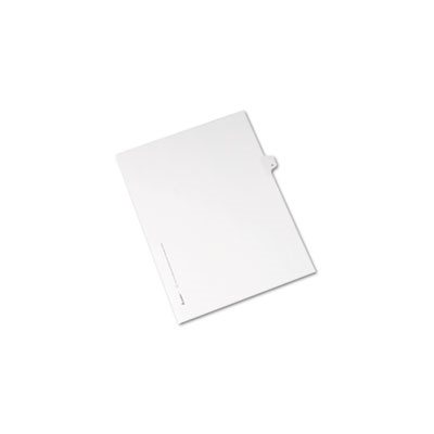 DIVIDERS, Allstate-Style, Legal Exhibit, Side Tab, Title: R, Letter, White, 25 / Pk DIVIDERS, Allstate-Style, Legal Exhibit, Side Tab, Title: R, Letter, White, 25 / Pk