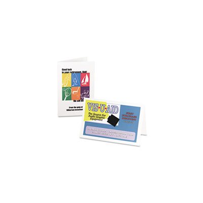 GREETING CARDS, Half-Fold, Inkjet, 5.5" x 8.5", Matte White, 30 / Box w ...