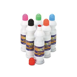 PAINT SET, SPONGE, 6 ASSORTED COLORS, 2.2 OZ, 6 / SET