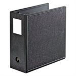 BINDER, SuperLife, Easy Open, Locking, Slant-D Ring, 5" Cap, 11" x 8.5", Black BINDER, SuperLife, Easy Open, Locking, Slant-D Ring, 5" Cap, 11" x 8.5", Black