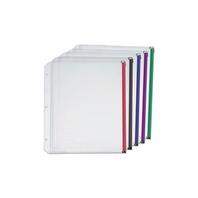 POCKET, BINDER, Expanding, Zipper, 11" x 8.5", Assorted Colors, 5 / Pack POCKET, BINDER, Expanding, Zipper, 11" x 8.5", Assorted Colors, 5 / Pack