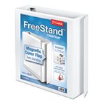 BINDER, FreeStand, Easy Open, Locking, Slant-D Ring, 2" Cap, 11" x 8.5", White