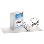 BINDER, ExpressLoad, ClearVue, Locking, SLANT-D Ring, 3" Cap, 11" x 8.5", White