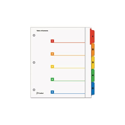 OneStep Plus Index System, 5-Tab, Multi-Color OneStep Plus Index System, 5-Tab, Multi-Color
