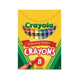 CRAYONS, Classic Colors, Tuck Box, 8 Colors