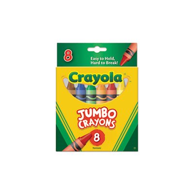 CRAYONS, So Big, Large Size, 5" x .56", 8 Colors