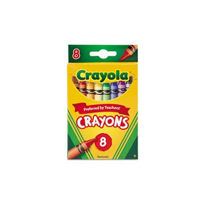 CRAYONS, CRAYOLA, Classic Colors, Peggable, Retail Pack, 8 Colors