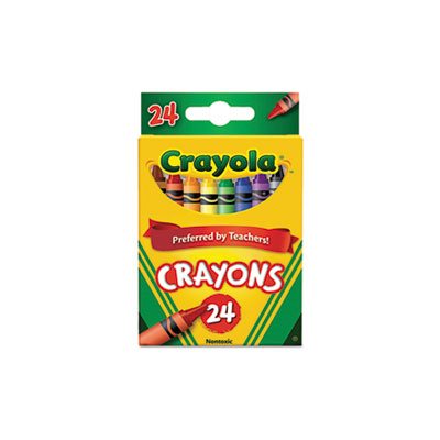 CRAYONS, CRAYOLA, Classic Colors, Peggable Retail Pack, 24 Colors