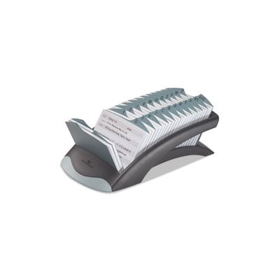 CARD FILE, TELINDEX, Desk, Address Card, Holds 500, 4.125" x 2.875" Cards, Graphite / Black CARD FILE, TELINDEX, Desk, Address Card, Holds 500, 4.125" x 2.875" Cards, Graphite / Black