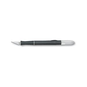 KNIFE, X-ACTO, X2000, No-Roll, Rubber Barrel, w /  Replaceable #11 Blade, Safety Cap