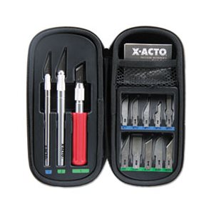 Knife Set, 3 Knives, 10 Blades, Carrying Case