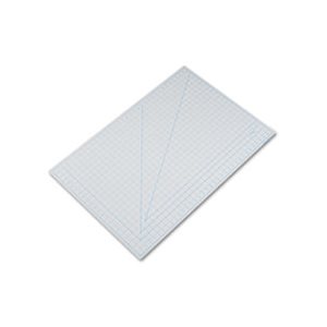MAT, CUTTING, Self-Healing, Nonslip Bottom, 1" Grid, 24" x 36", Gray