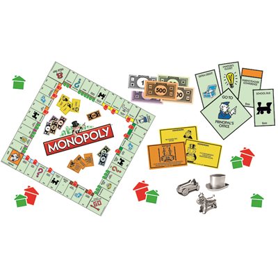 BULLETIN BOARD SET, MONOPOLY, MINI BULLETIN BOARD SET, MONOPOLY, MINI