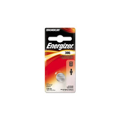 BATTERY, ENERGIZER, WATCH, ELECTRONICS, SILVER OXIDE, 386, 1.5V 