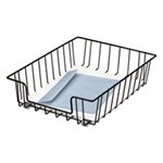 ORGANIZER, FELLOWES, Wire Desk Tray, Wire, Black