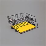 LETTER TRAY, FELLOWES, Side-Load, Wire, Stacking, Black