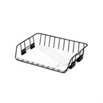 LETTER TRAY, FELLOWES, Side-Load, Wire, Stacking, Black