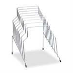 ORGANIZER, FELLOWES, Wire, Step File, 8 Comp, Steel, 10.125" x 12.125" x 11..6875", Silver