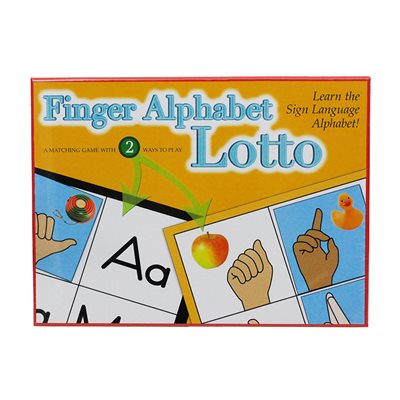 GAME, SIGN LANGUAGE, ALPHABET LOTTO GAME, SIGN LANGUAGE, ALPHABET LOTTO