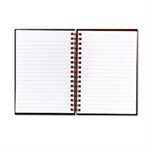 NOTEBOOK, Twin wire, Hardcover, Legal Rule, 8.25" x 5.875", White, 70 Sheets