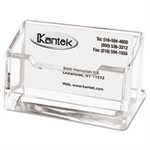 HOLDER, BUSINESS CARD, Acrylic, 80 Card Capacity, Clear