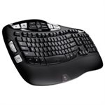 KEYBOARD, WIRELESS, LOGITECH K350, Black