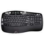 KEYBOARD, WIRELESS, LOGITECH K350, Black