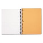 NOTEBOOK, Spiral Bound, Perforated, College Rule, 10.5" x 8", White, 180 Sheets