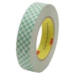 TAPE, Double-Coated, Tissue, 1" x 36yds, 3" Core, White